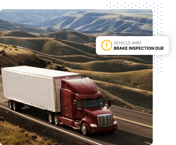 Brake Inspection Due Alert