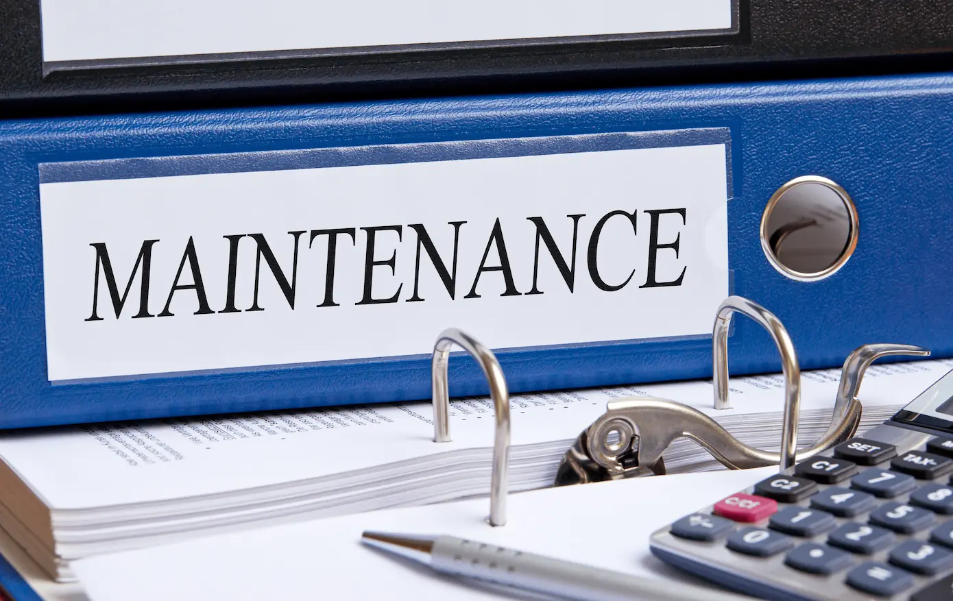 Maintenance record book